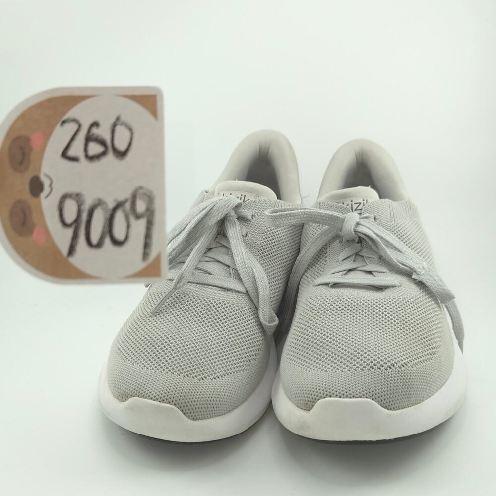 Kizik Athens Hands-free Slip-on Men's Size 8.5 Wide Gray White Sneakers - Picture 7 of 13